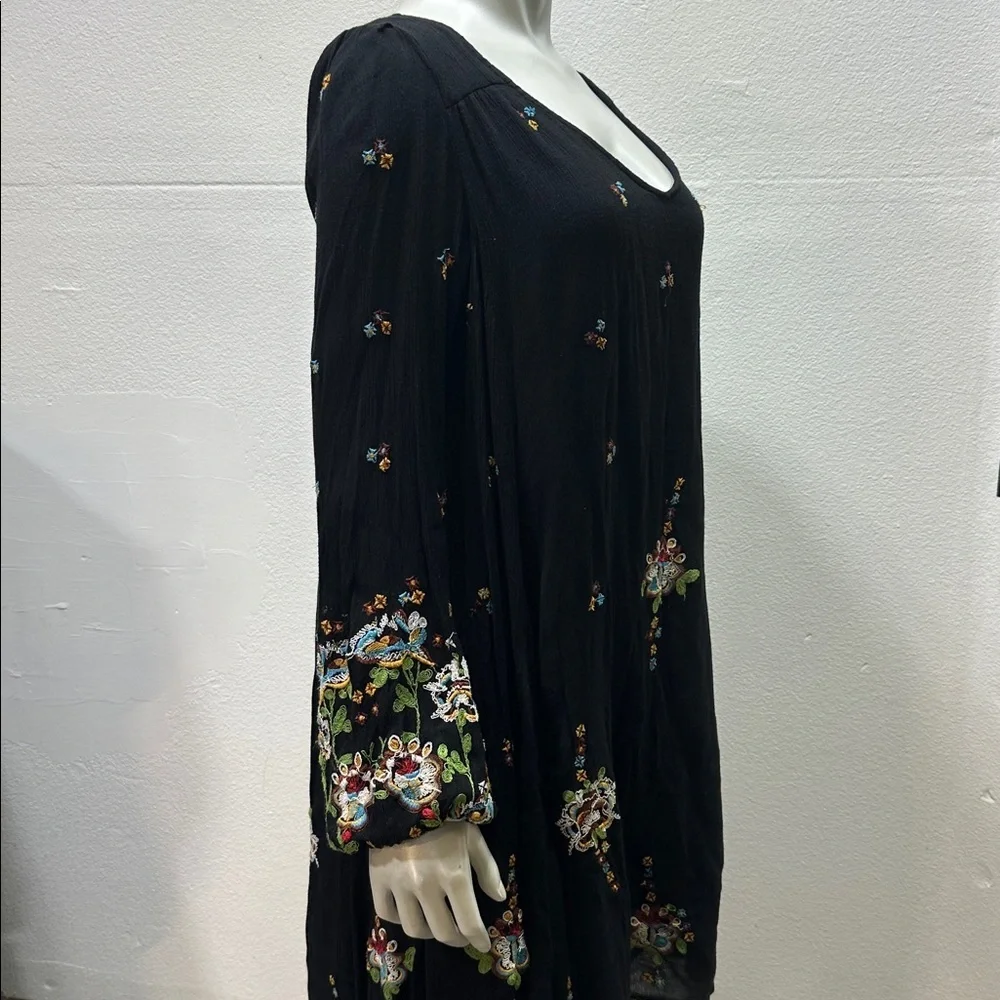 Free People Oxford Embroidered Mini Dress